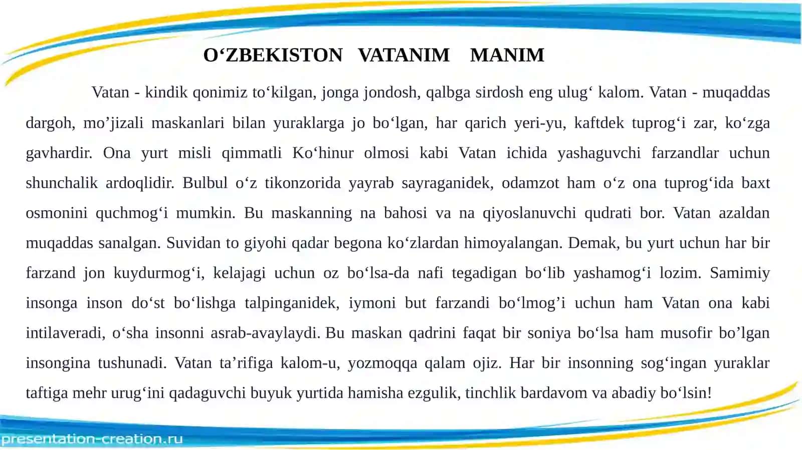 O‘ZBEK TILINING SOHADA QO‘LLANISHI 4