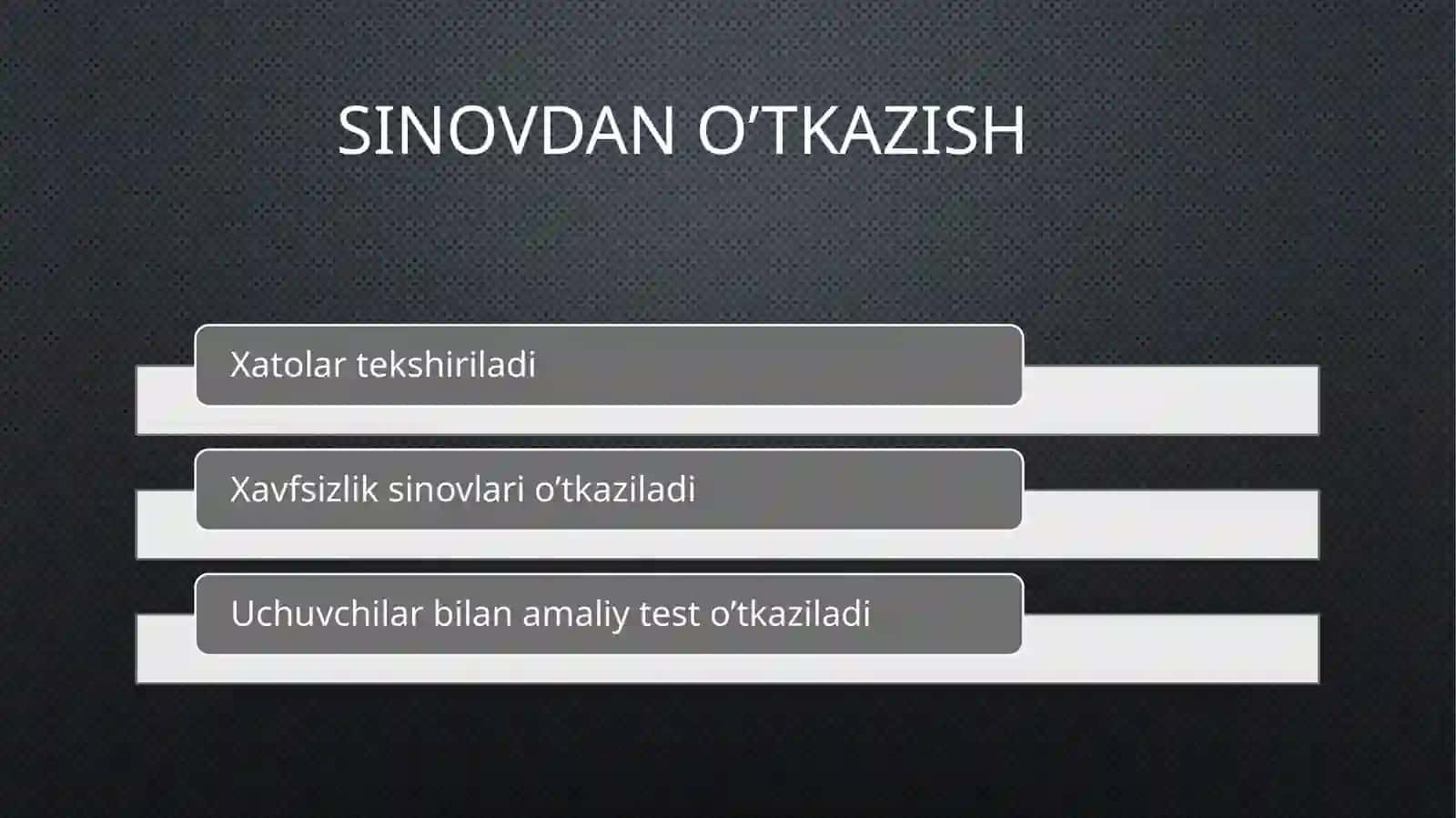 Uchuvchi axborot tizimining hayot sikli 4