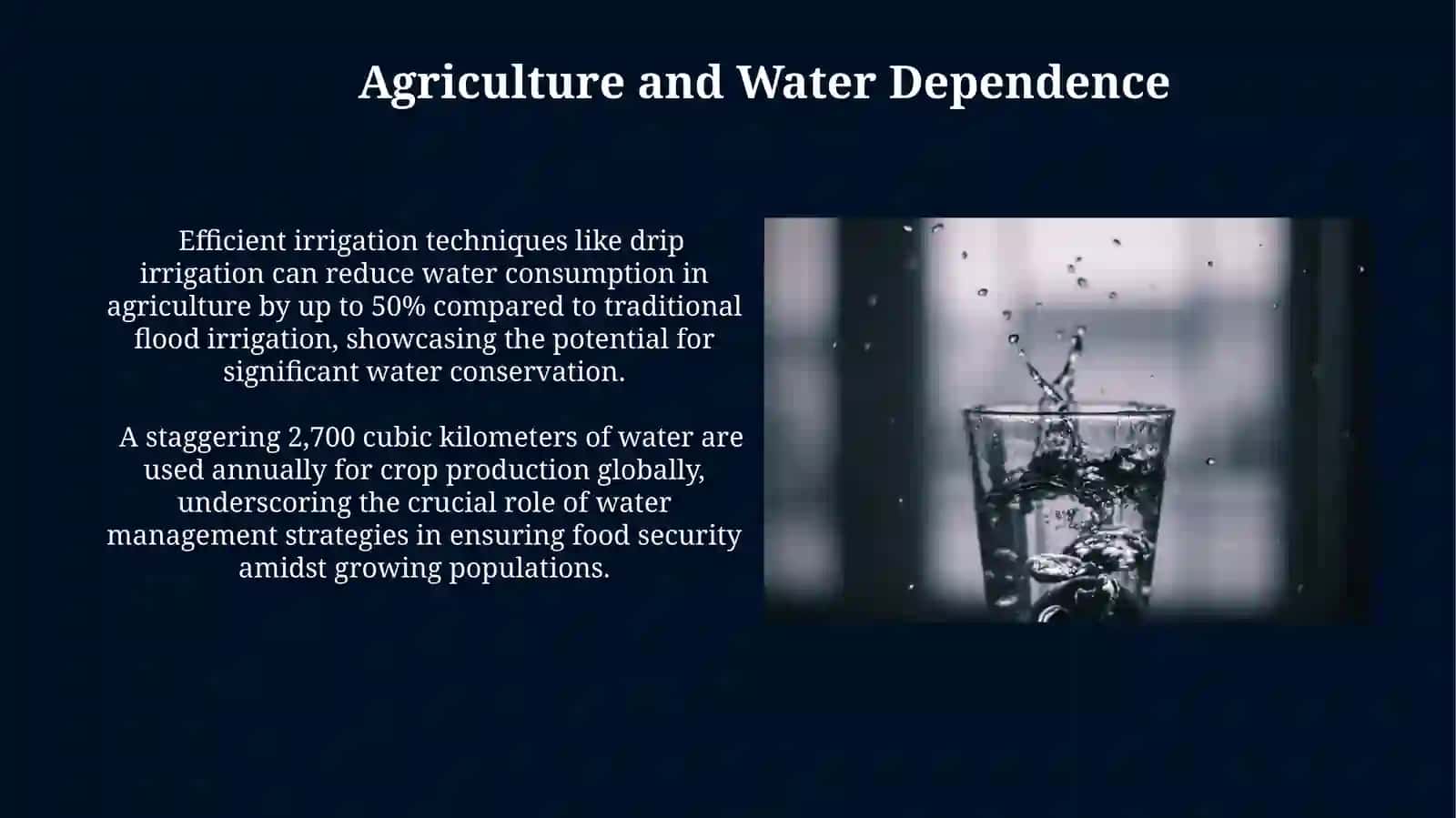 Importance of water 4