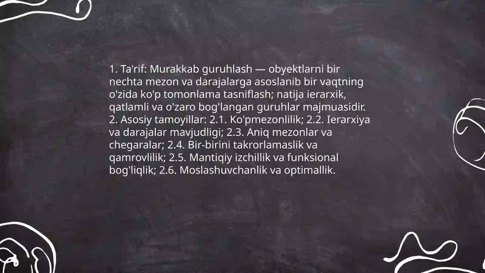 Oddiy va murakkab guruhlash 4