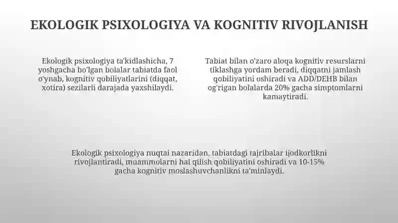 Tabiat va inson farovonligi 4