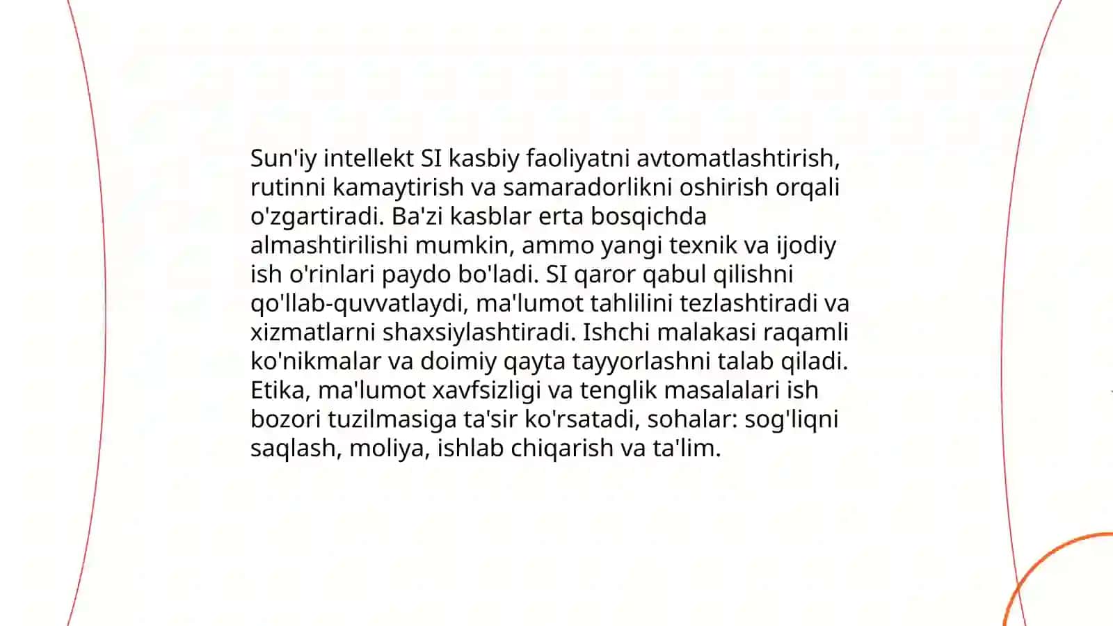 Mening kasbim va XXI asr 4