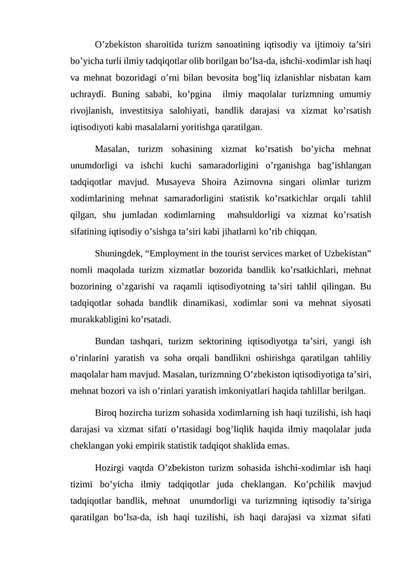 Turizm sohasidagi ishchi-xodimlar ish haqi 4