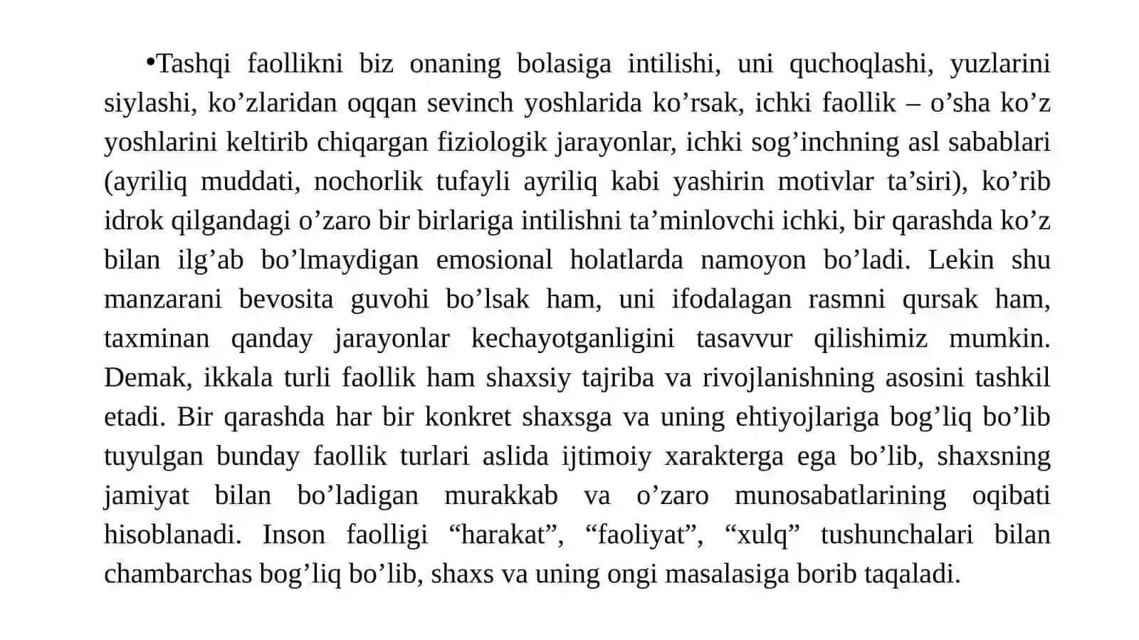 Shaxs va uning faolligi 4