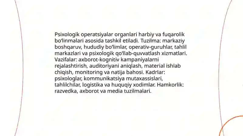 Psixologik operatsiyalar organlari 4