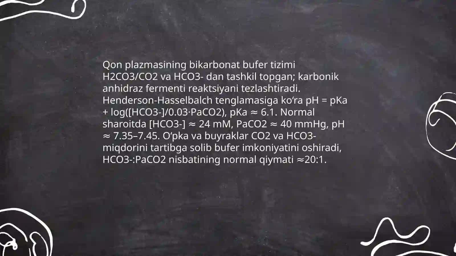 Organizmning bufer sistemalari 4