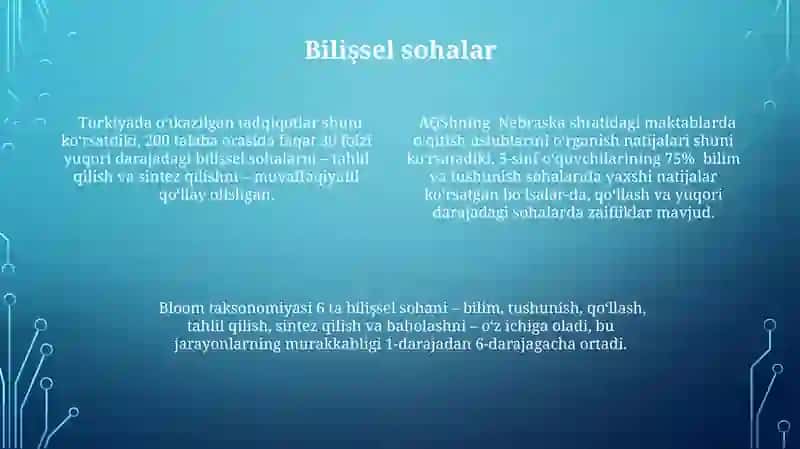 Bloom taksonomiyasi 4