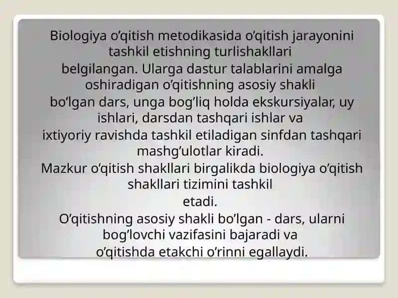 Biologiya O'qitish Usullari 4