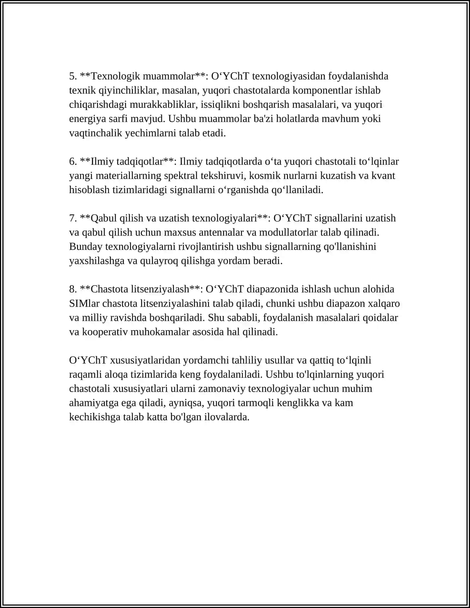PAST VA YUQORI CHASTOTALI FIZIOTERAPEVTIK APPARATLAR. ULARNI ISHLASHINING FIZIK ASOSLARI 4