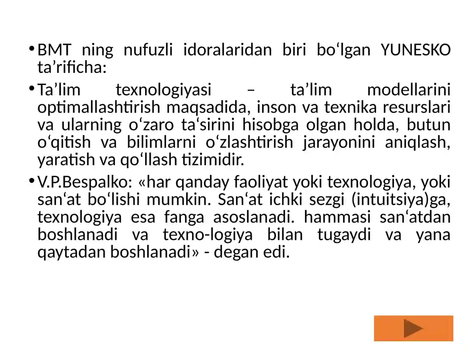 Pedagogik texnologiyaning mazmuni va interaktiv metodlari 4