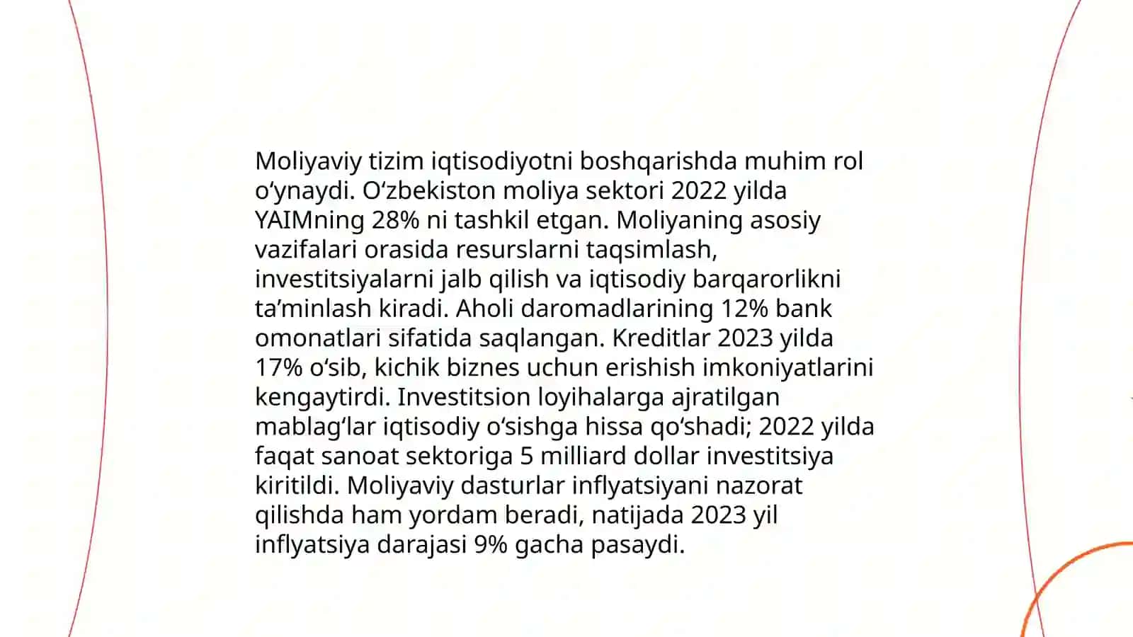 Moliya tizimi va uning tarkibi. Moliya strategiyasi 4