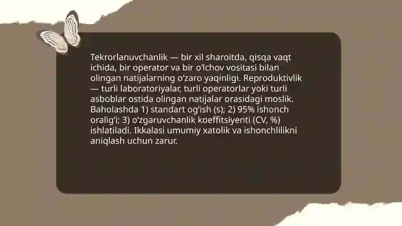 Oʻlchov vositalarning metrologik xususiyatlari 4