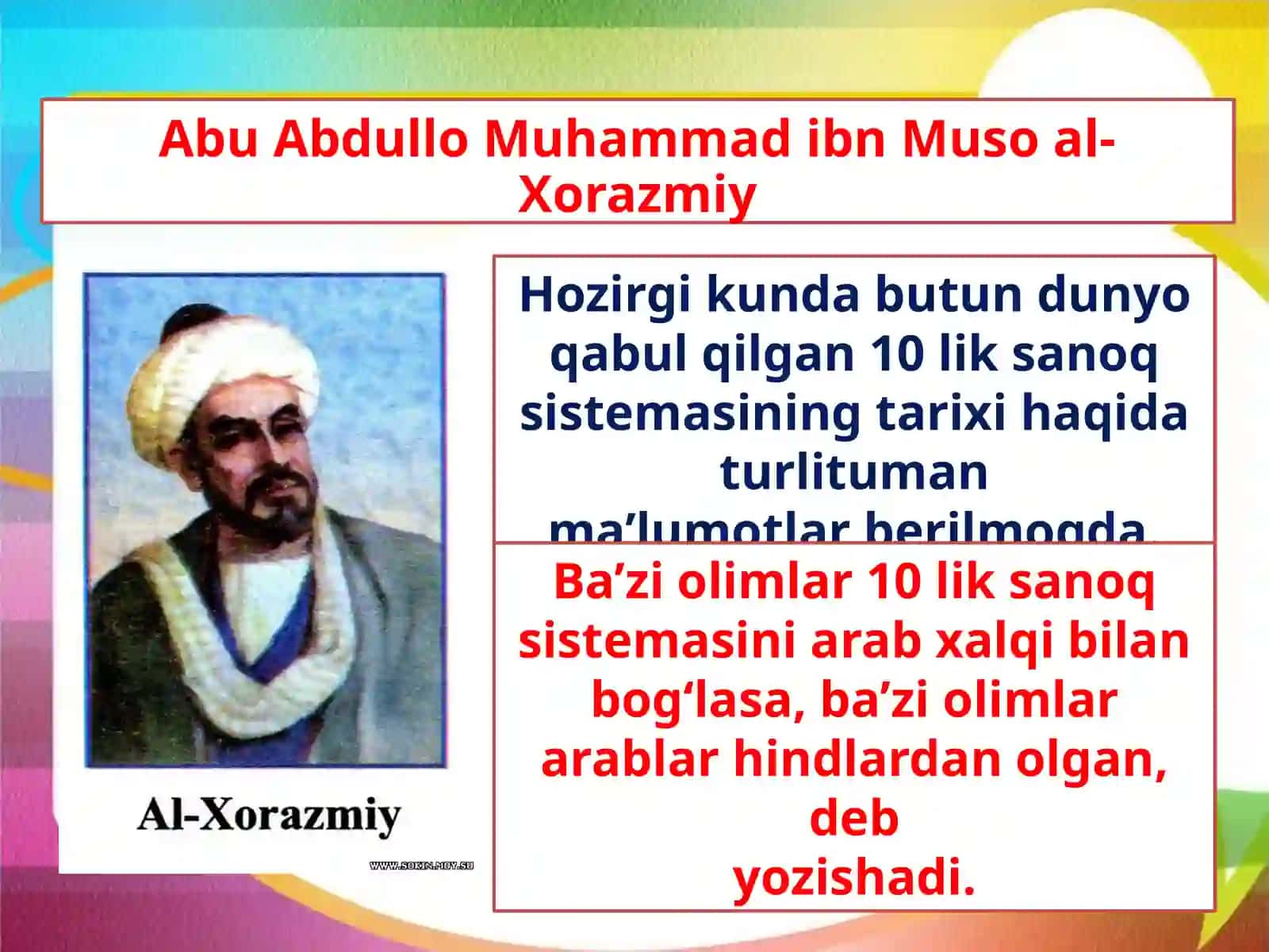 Sanoq sistemasi haqida tushuncha 4