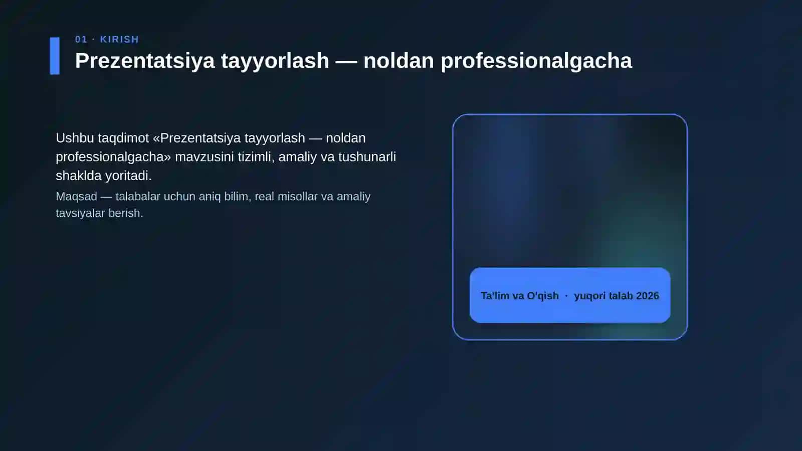 Prezentatsiya tayyorlash — noldan professionalgacha 4