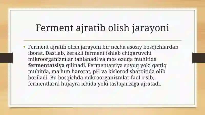 Mikroorganizimlardan Ferment ajratish 4