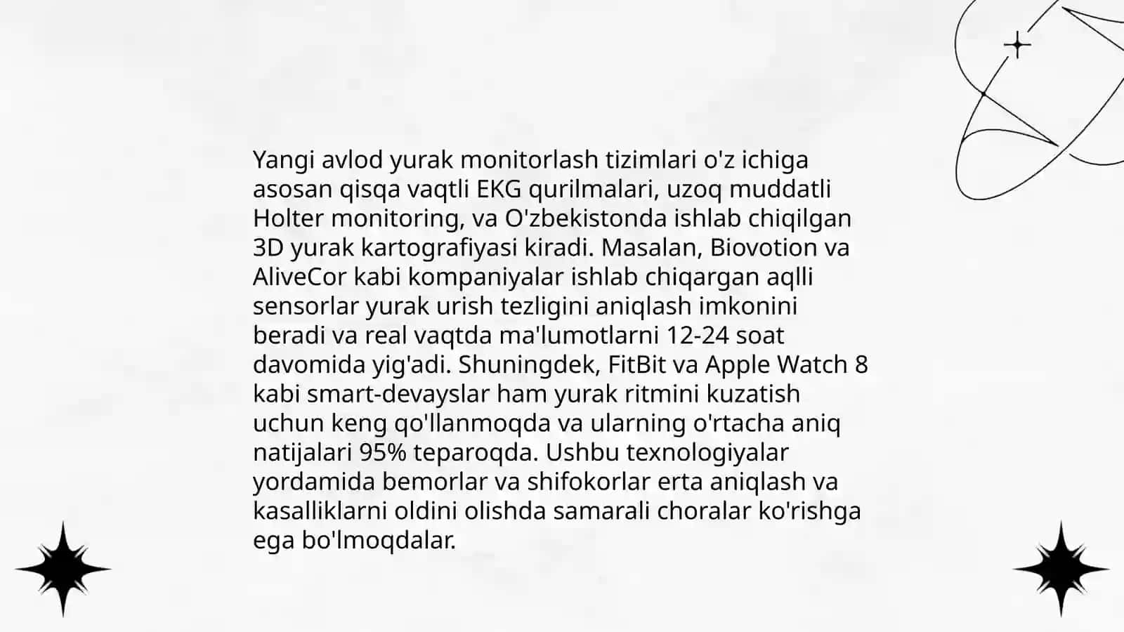 Yurak faoliyatining tekshirishning yangi usullari 4