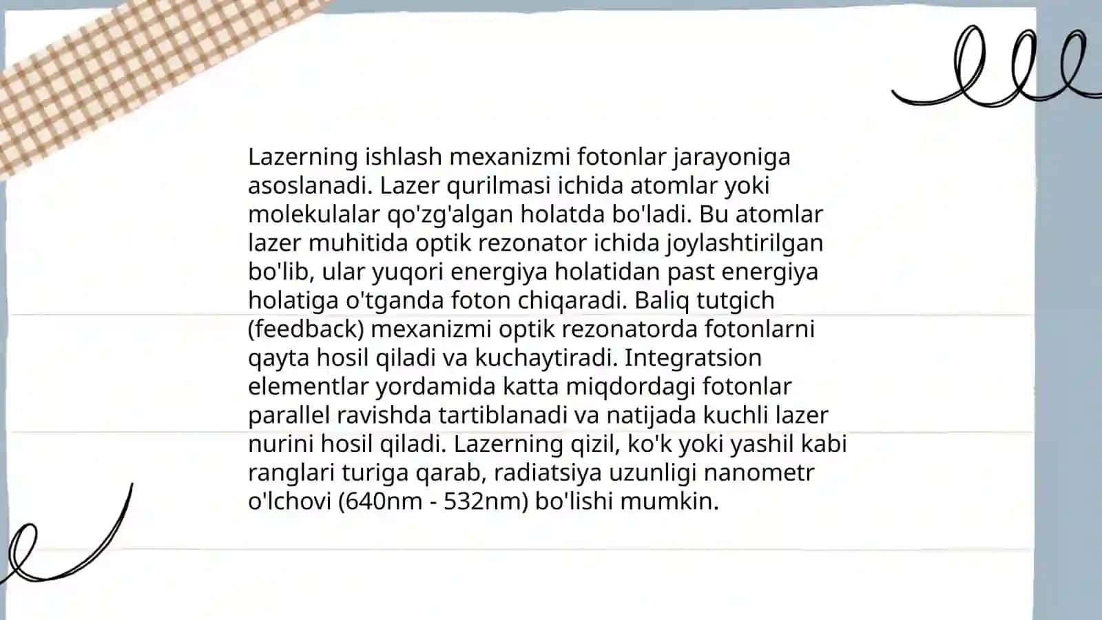Optik kvant generatorlari (lazerlar) 4