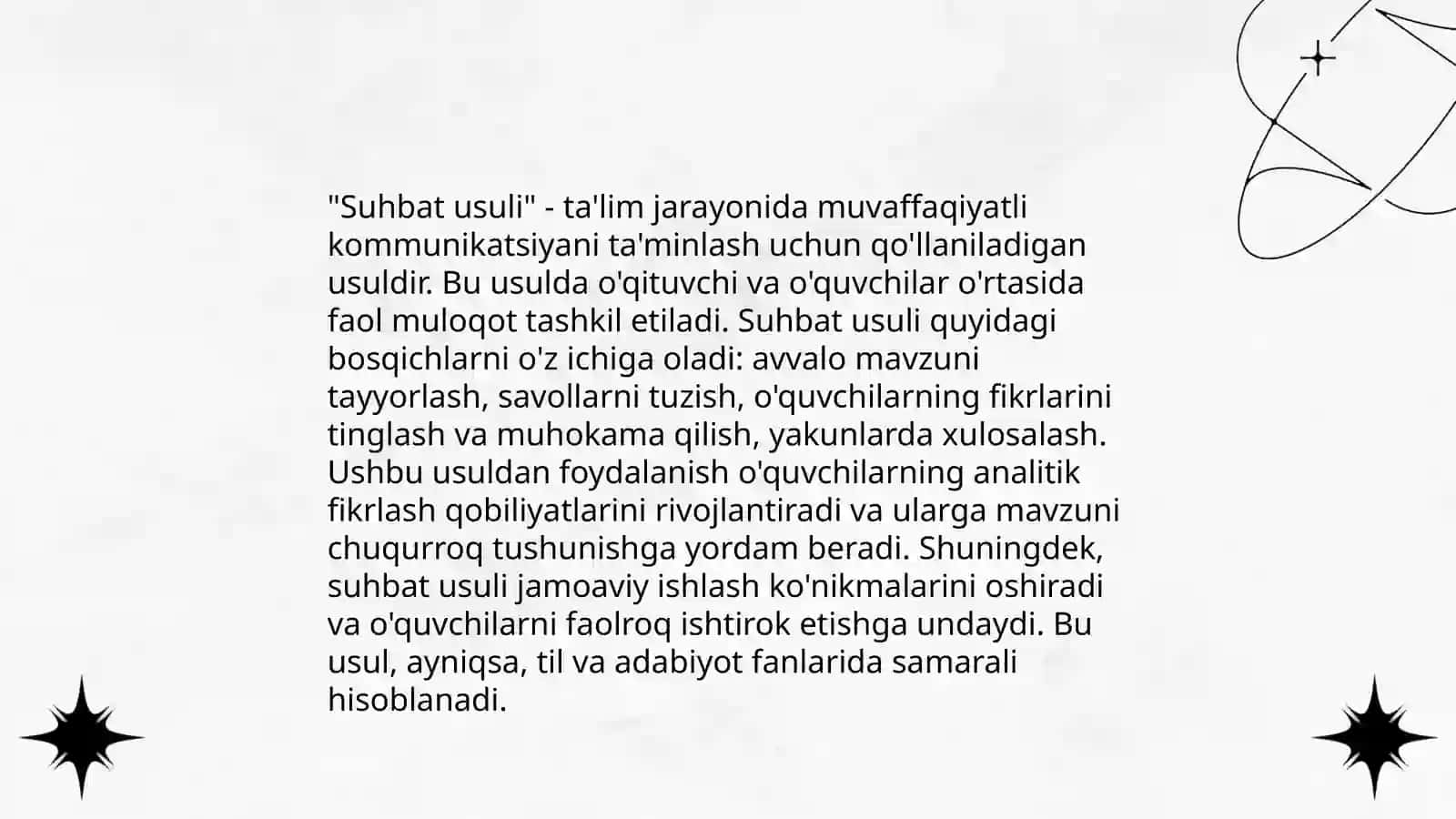 Shaxsni o'rganish metodlari 4