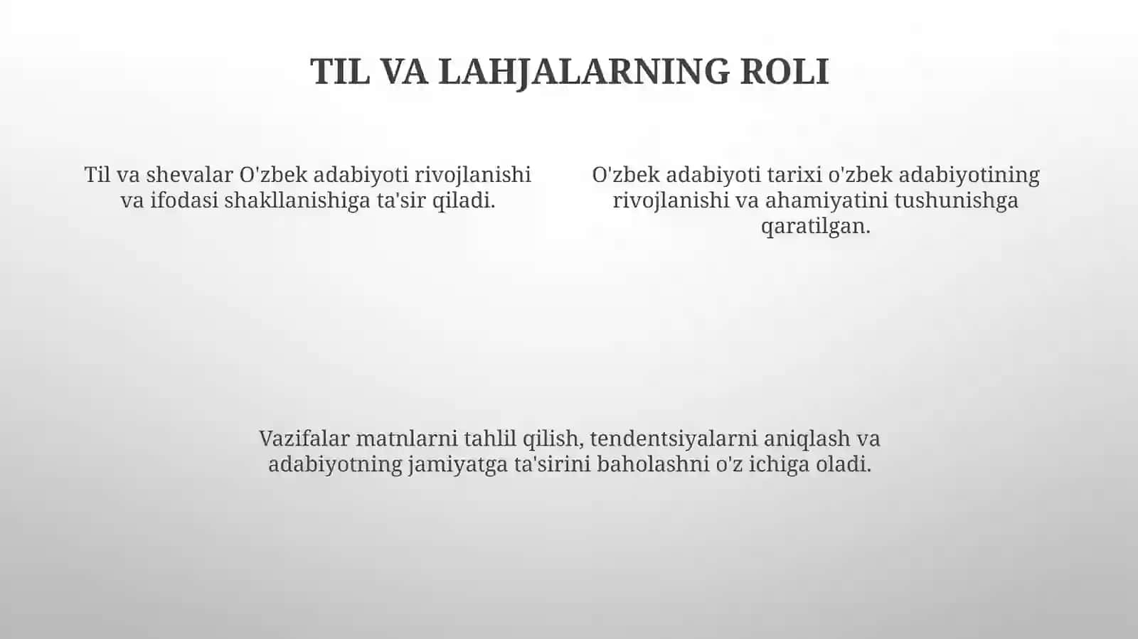 O'zbek adabiyoti tarixi fanining maqsadlari va vazifalari 4