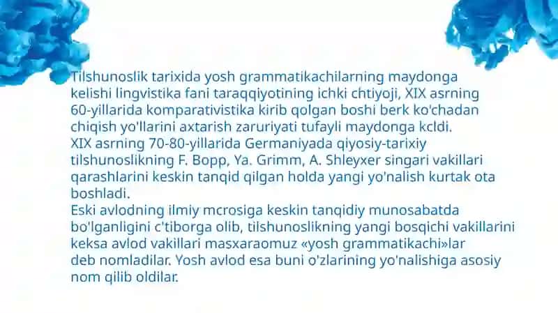 Tilshunoslik maktablaritaʼlimotiningasosiy mohiyati 4