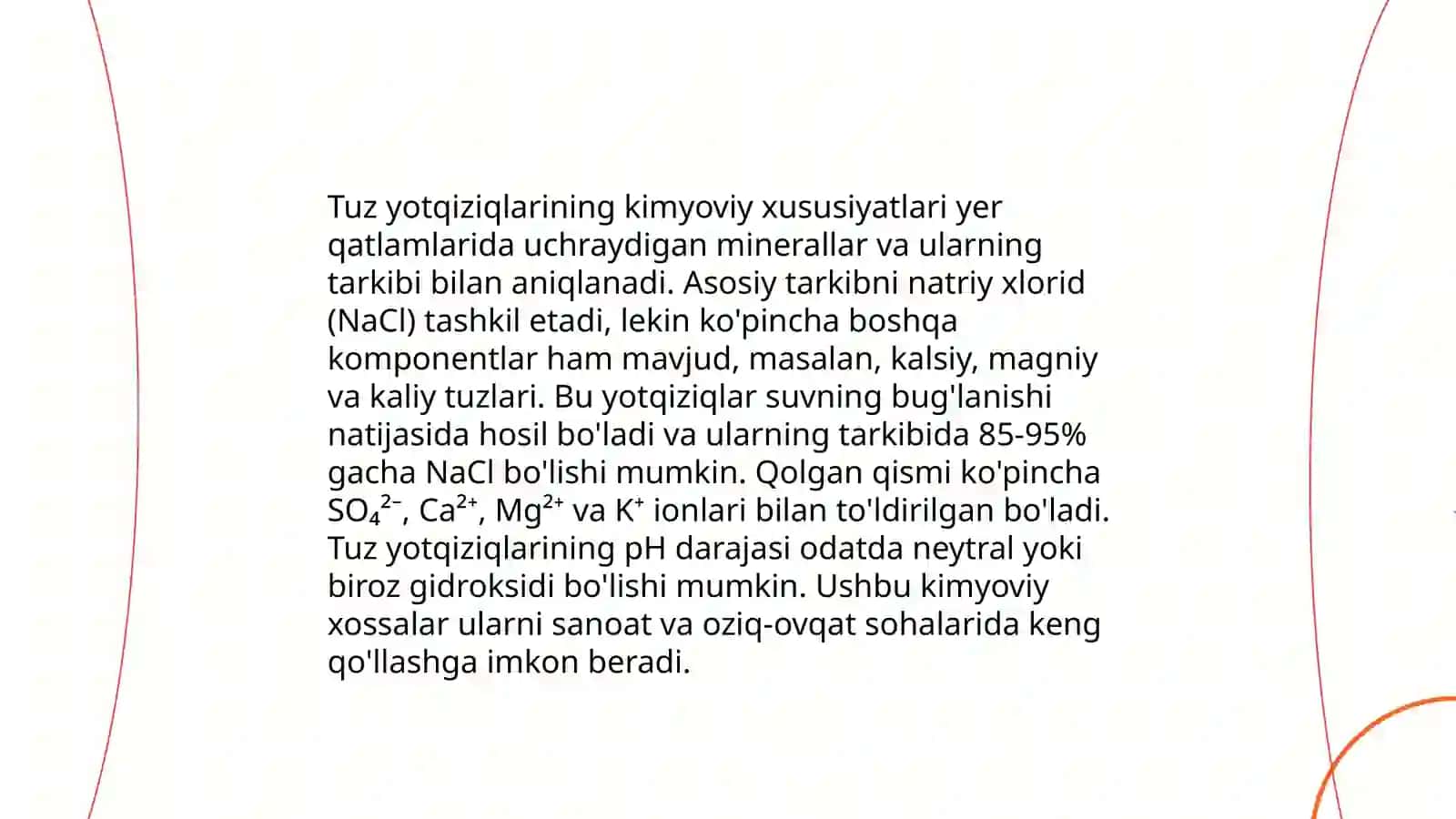 Tuz yotqiziqlari bilan kurashish 4