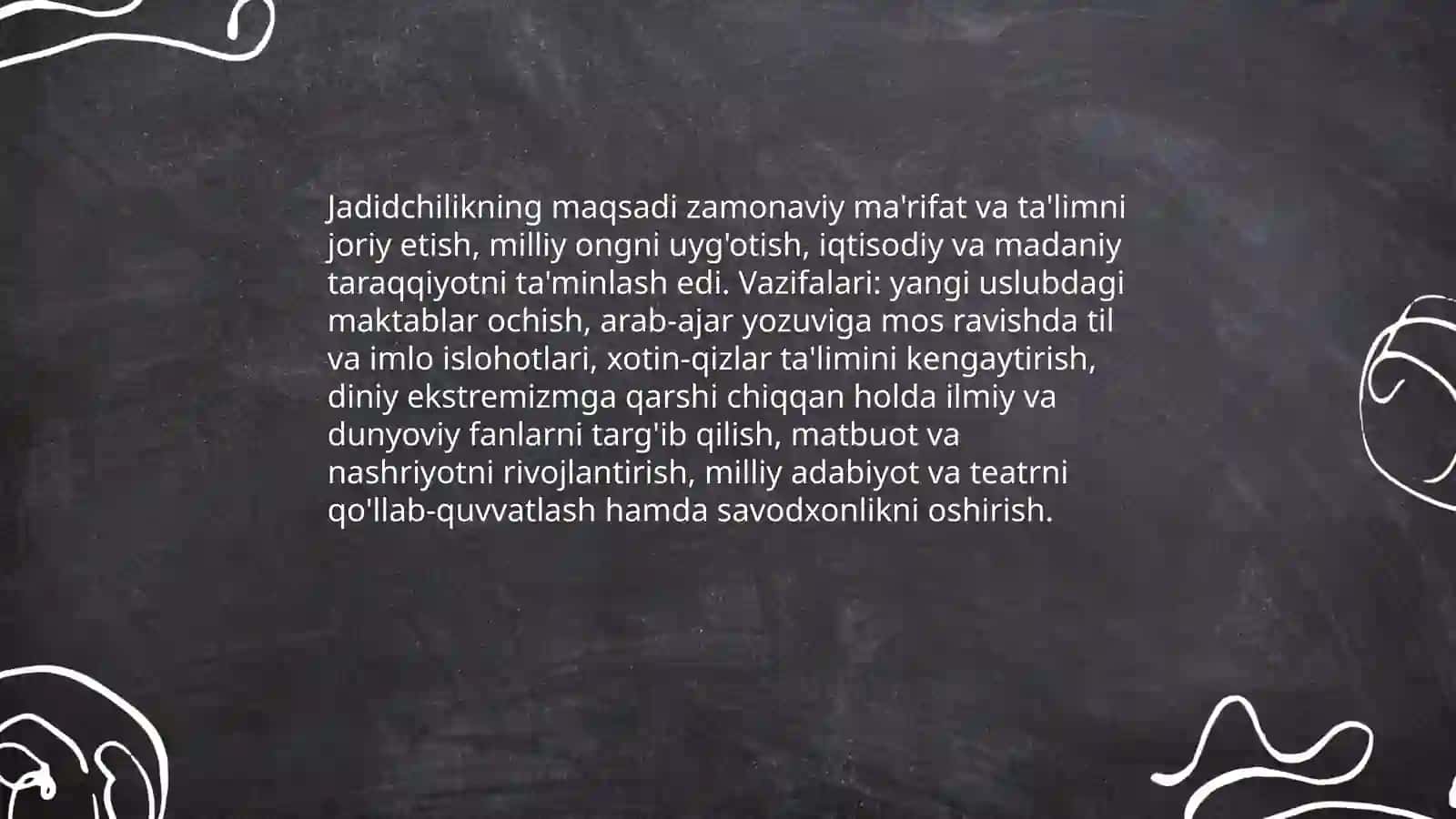 Jadidchilikning paydo bo‘lishi va tarixi 4