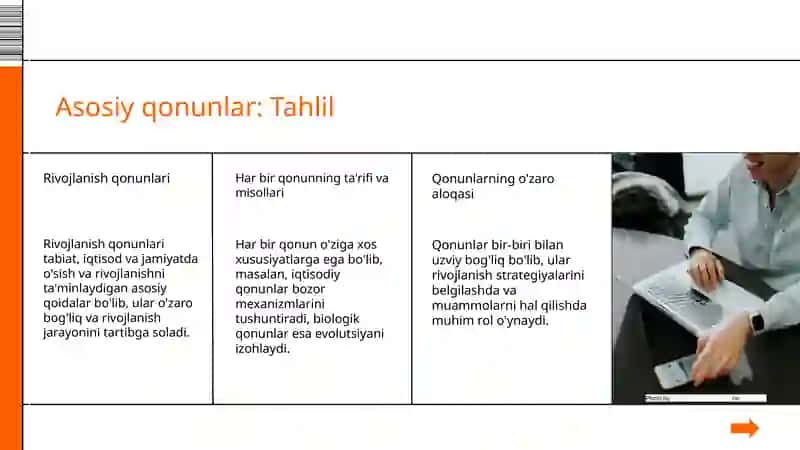 Rivojlanishning umumiy qonunlari va kategoriyalari 4
