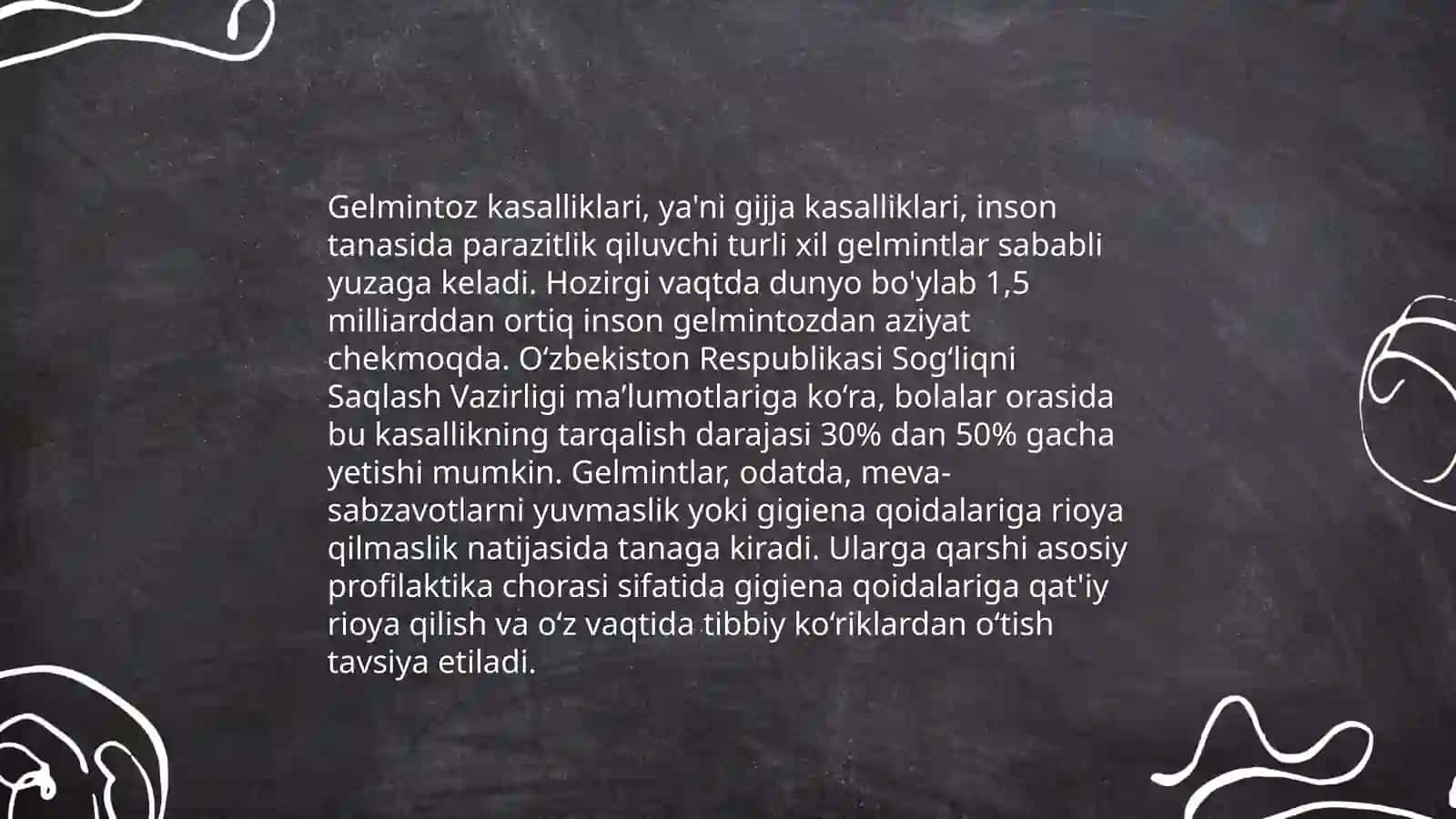 Gelmintlar Odamlar Parazitlari 4