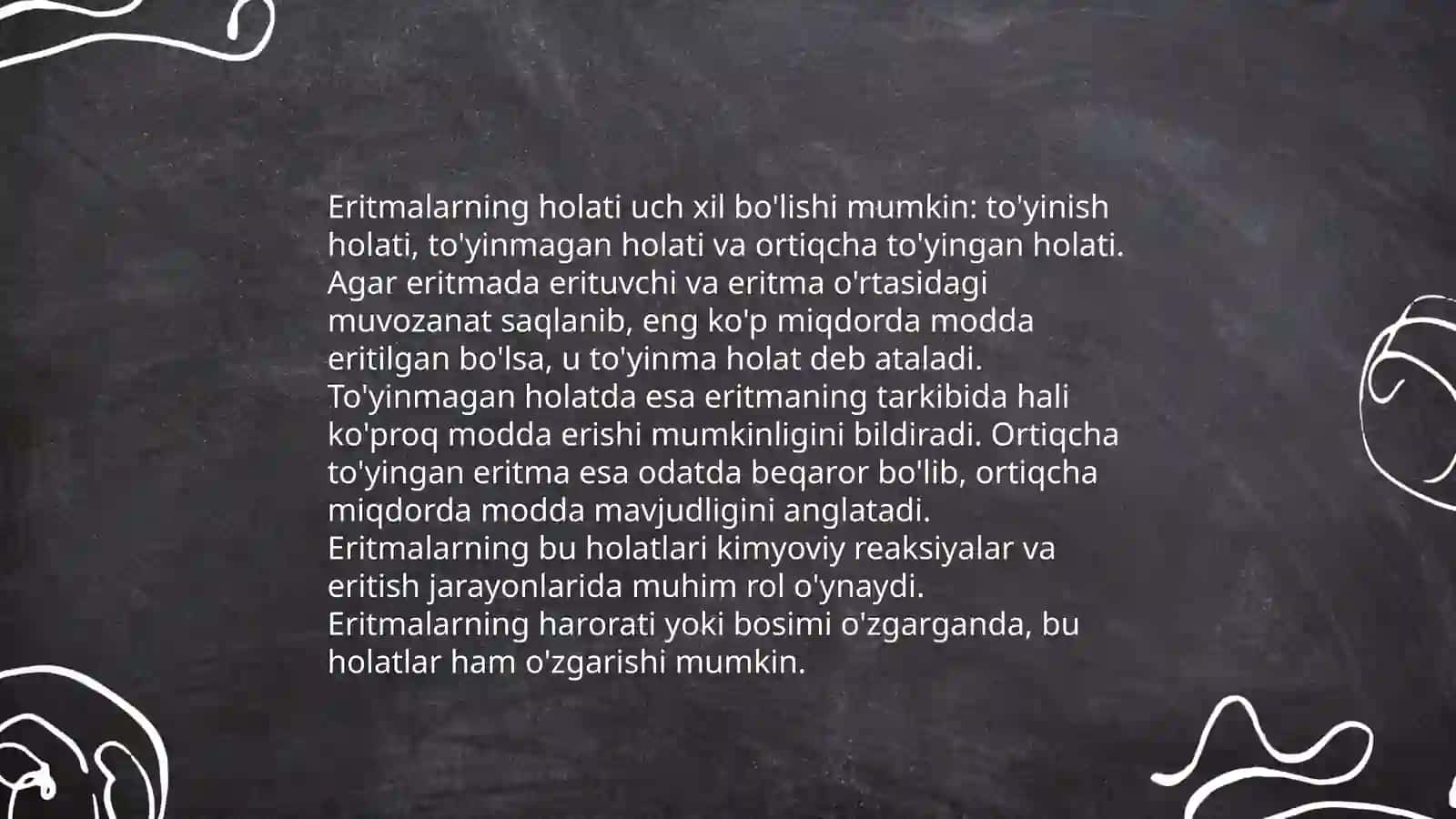Eritmalarning xossalari 4