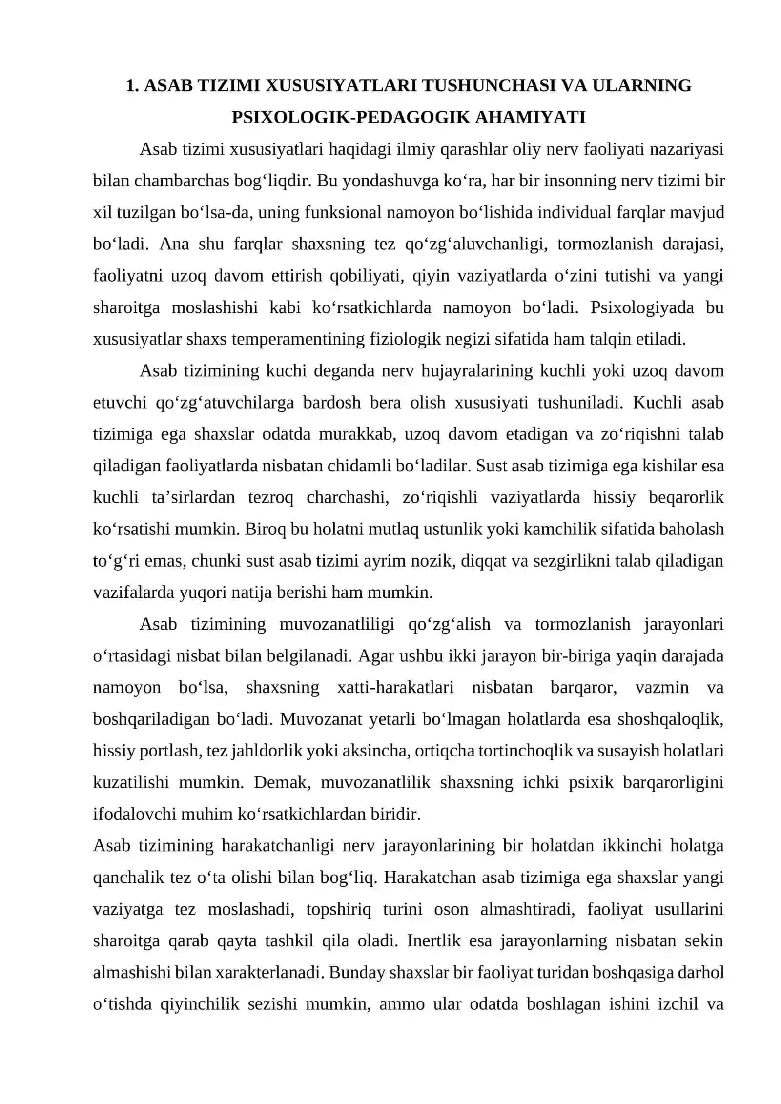 Asab tizimi xususiyatini o‘rganish 4