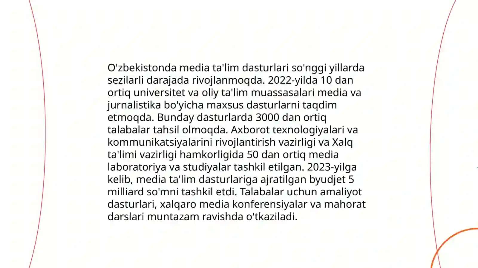 Vizual media taʼlim va media maydon tuzilishi 4