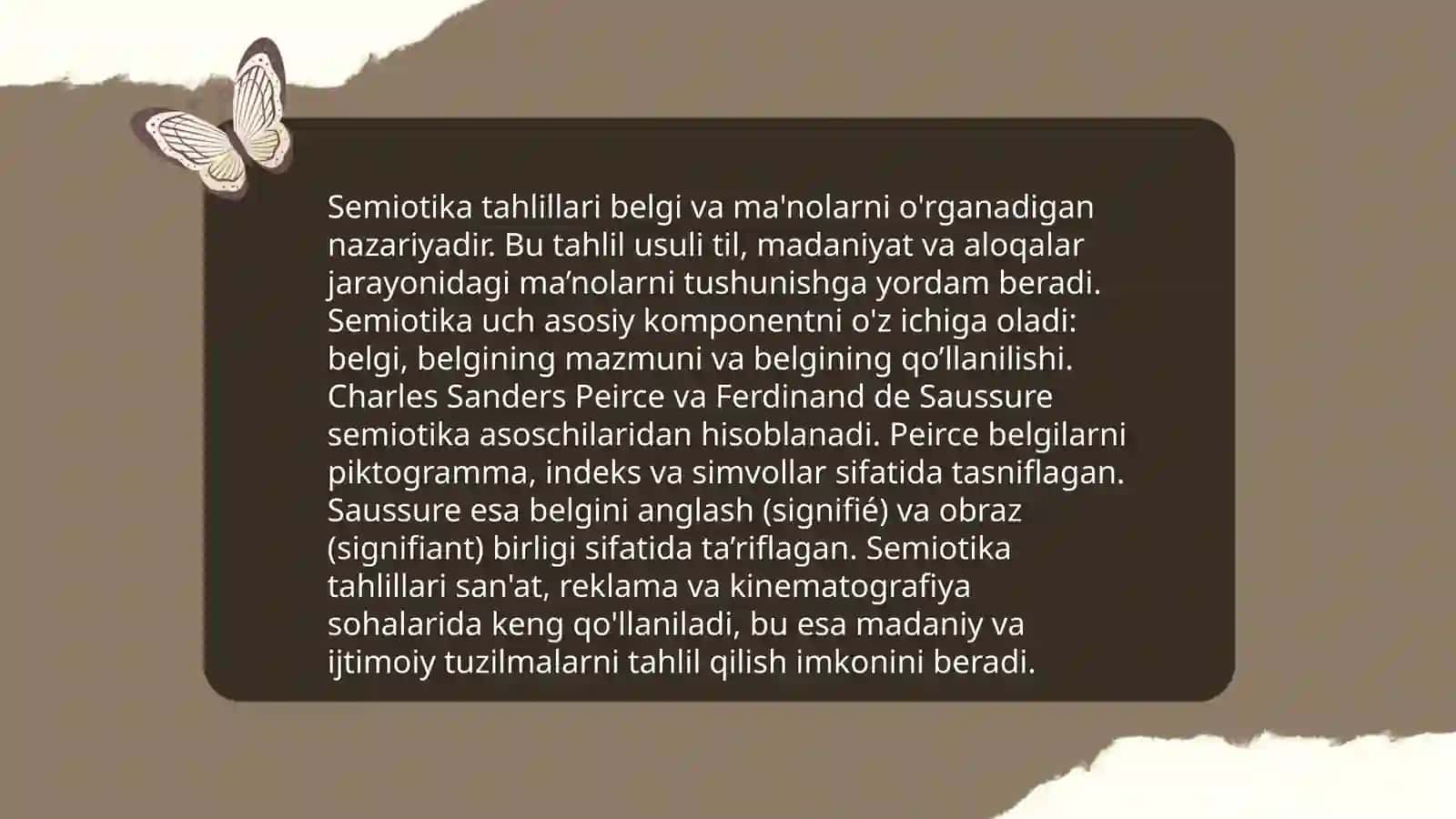 Tilshunoslik va semiotika 4