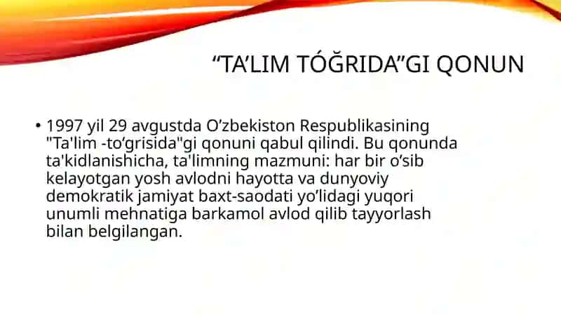 Ta'lim mazmuni 4