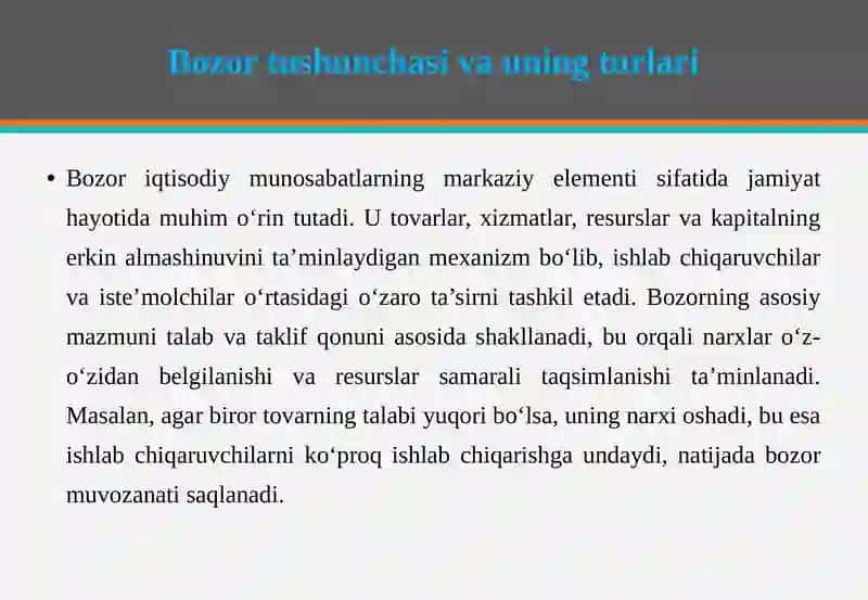 Bozor va tadbirkorlik faoliyati 4