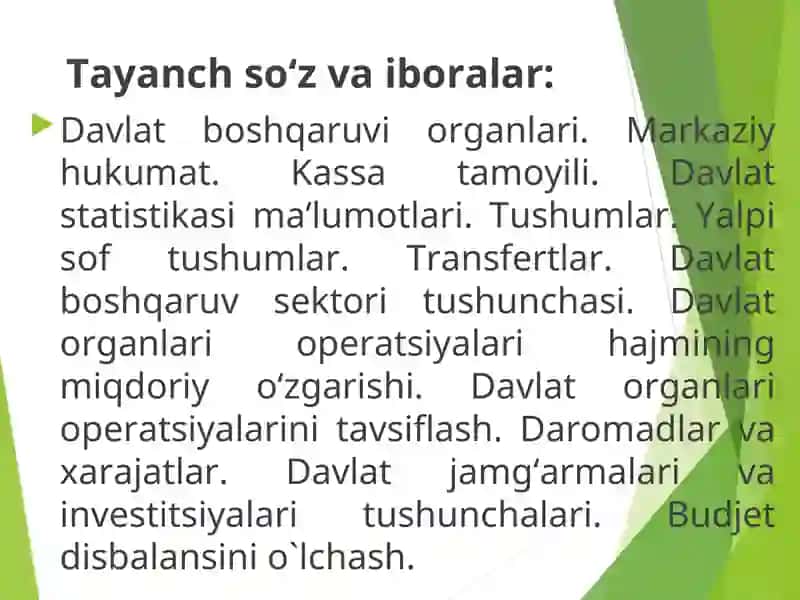 Davlatning fiskal (soliq) siyosati. 4