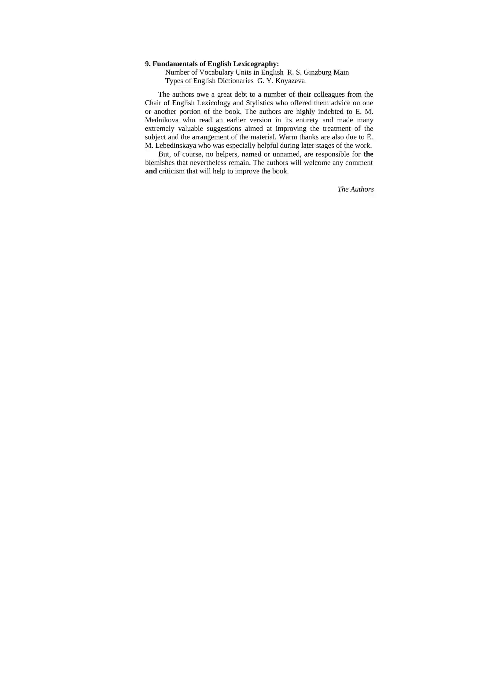 A COURSE IN MODERN ENGLISH LEXICOLOGY 4
