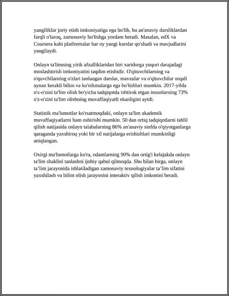 OCHIQ OMMAVIY ONLAYN KURSLAR 4