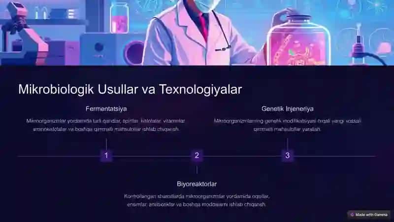 Mikroorganizmlar Biotexnologiyasi 4