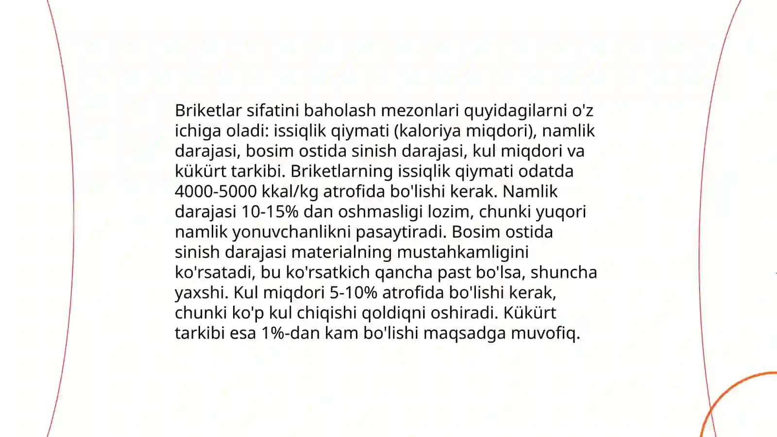 Briketlarni chinligi va sifatini aniqlash 4