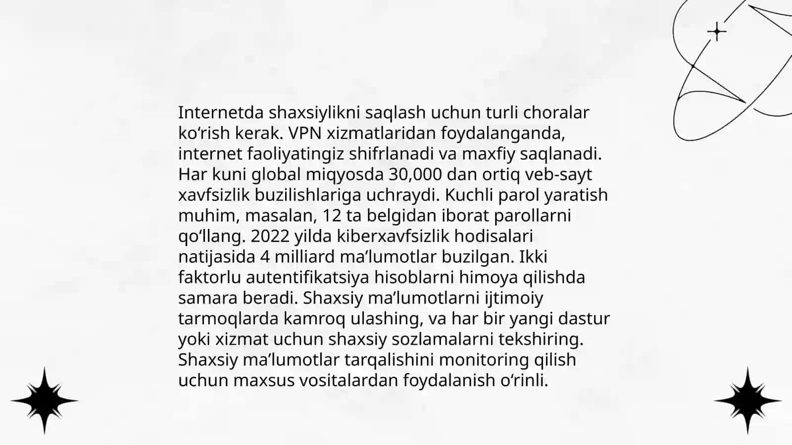 Tarmoq odob-axloqi tushunchasi 4