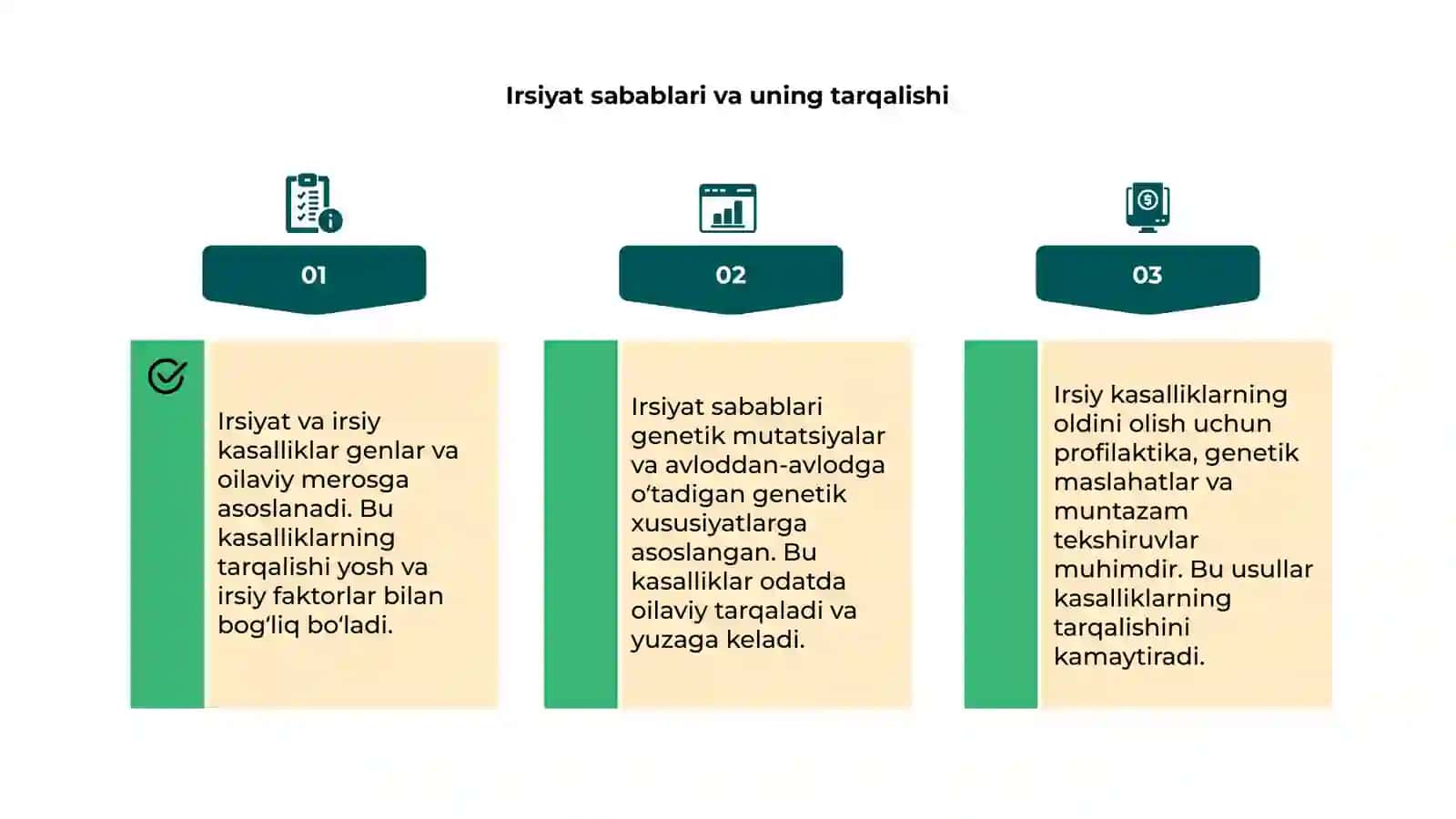 Irsiyat va irsiy kasalliklar mavzusida 4