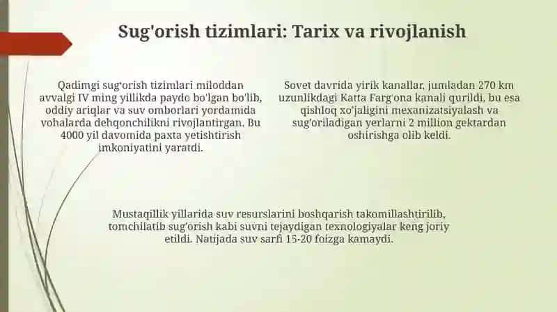 O'zbekistоn qishloq xo'jaligi mintaqalari 4