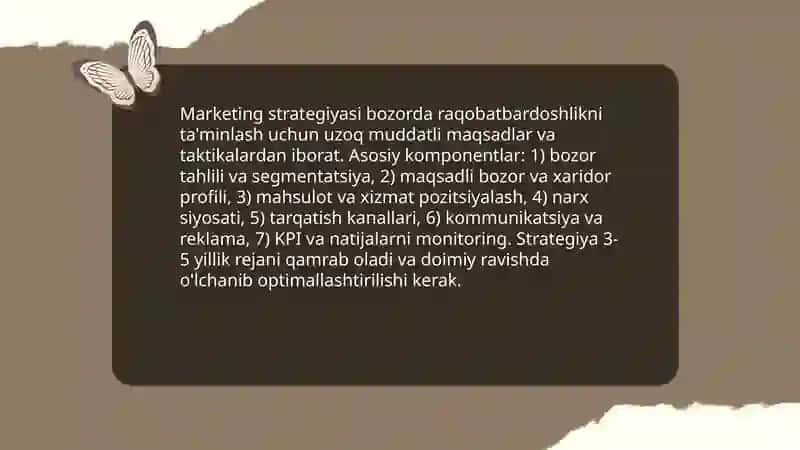 Marketing asoslari 4