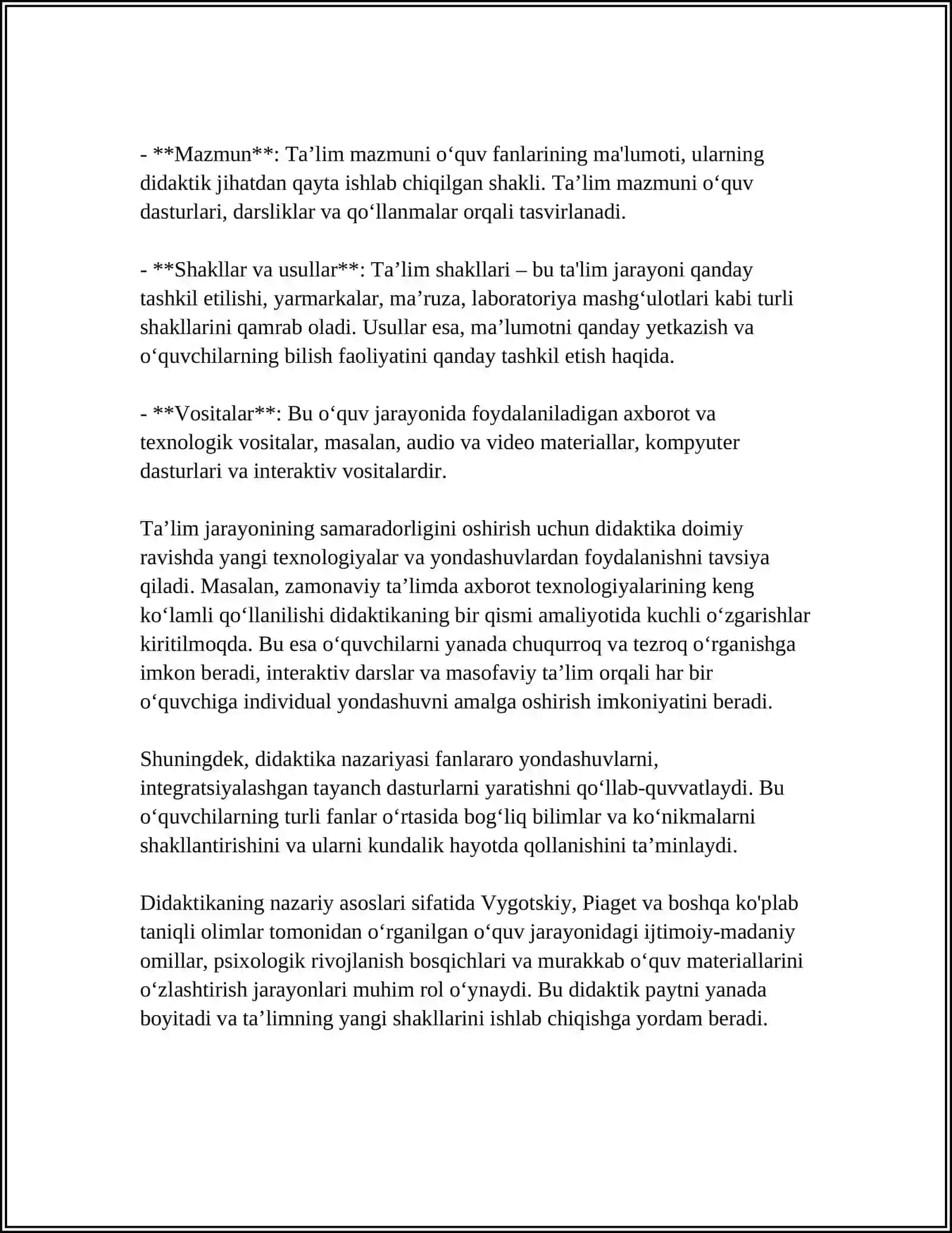 DIDAKTIKA TA’LIM NAZARIYASI SIFATIDA 4