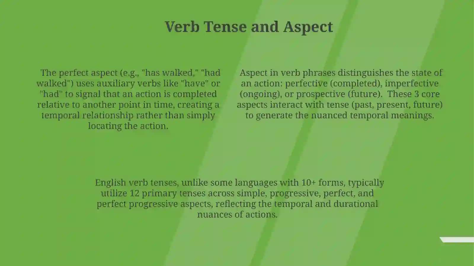 Verb construction 4