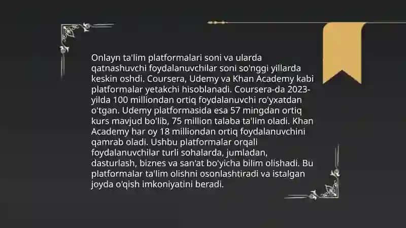 Ta'limni tashkil etish shakllari va turlari 4