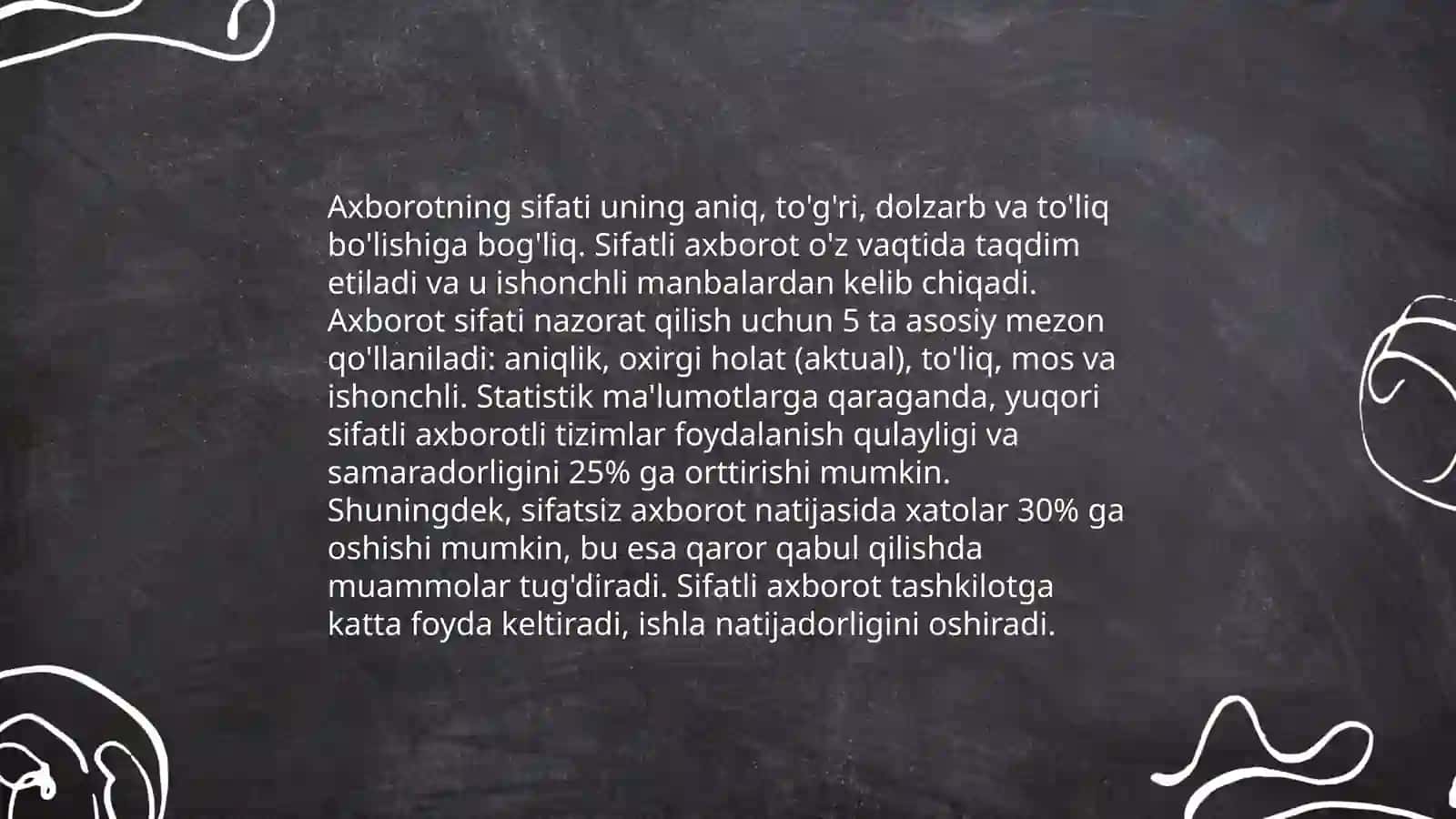 Axborot xossalari va turlari 4