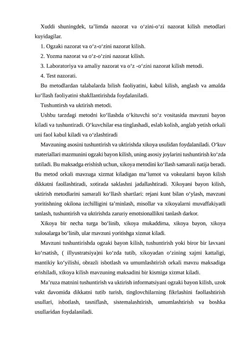 Ta’lim metodlari va vositalari 4