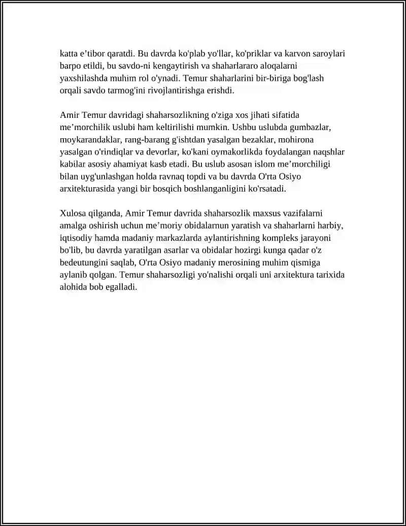 AMUR TEMUR ARXITEKTURASI 4