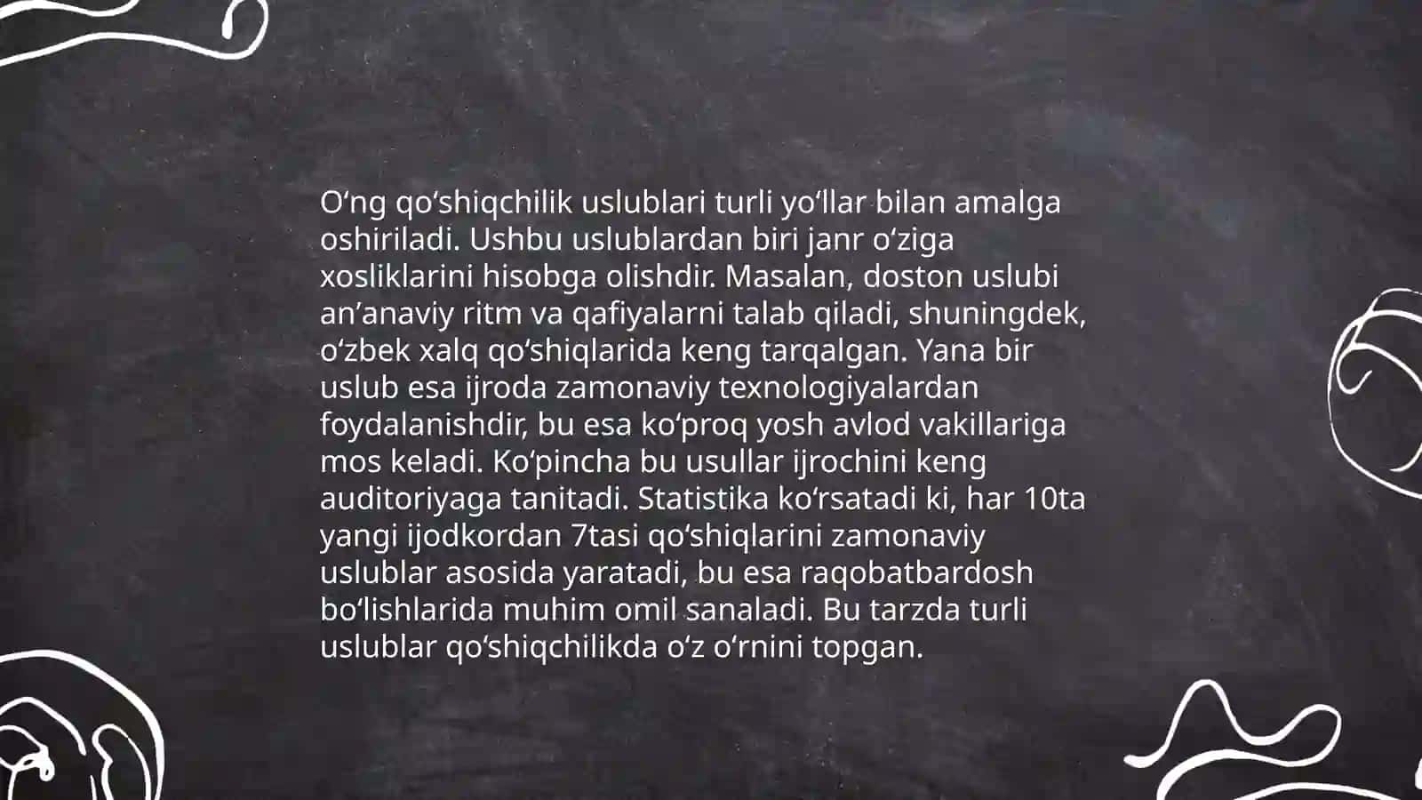 Oʻng qoʻshiqchilik tarixi 4